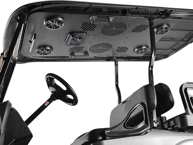 EZGO 2+2 Seat Modular Roof - Cooling Headliner with Extended Audio 2