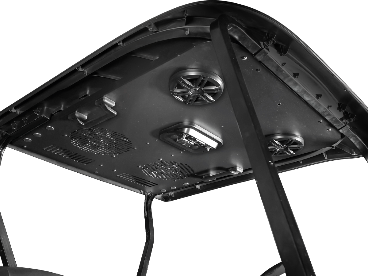EZGO 2 Seat Modular Roof - Cooling Headliner with Audio 6