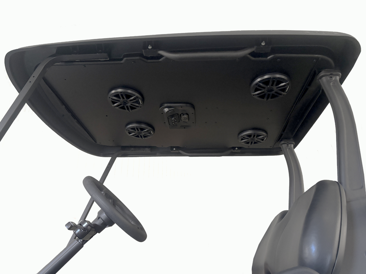 Club Car 2 Seat Post-2025 Roof - Extended Audio Headliner 4