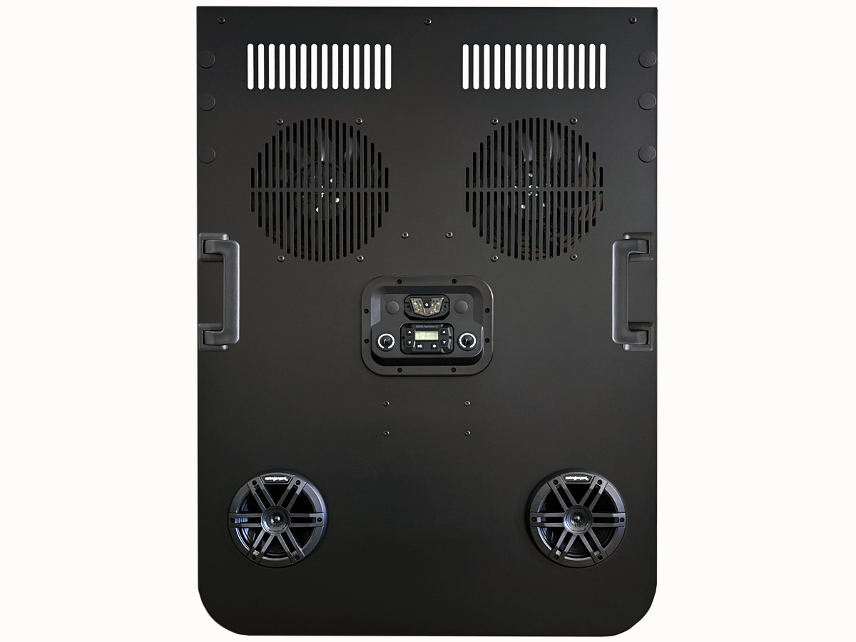EZGO 2 Seat Modular Roof - Cooling Headliner with Audio