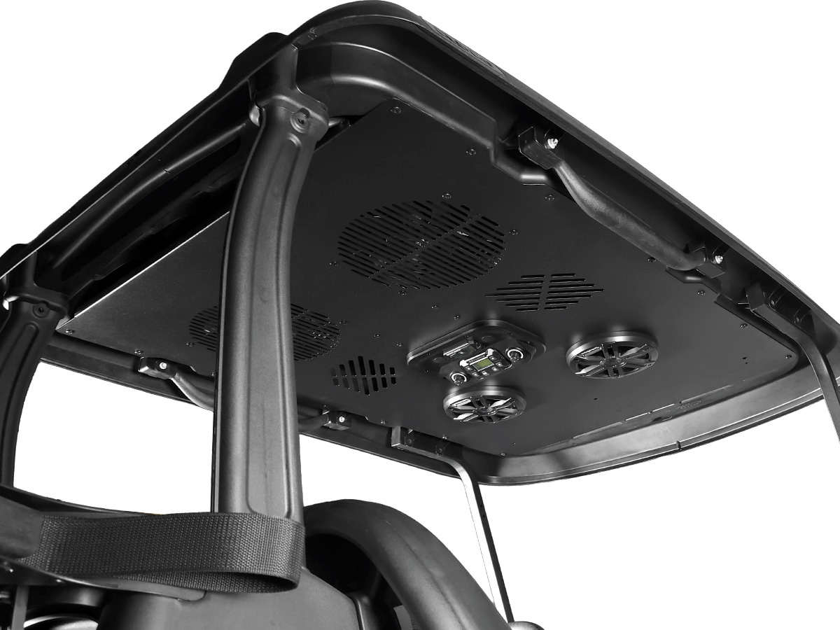 Club Car 2 Seat Post-2025 Roof - Cooling Headliner with Audio 5