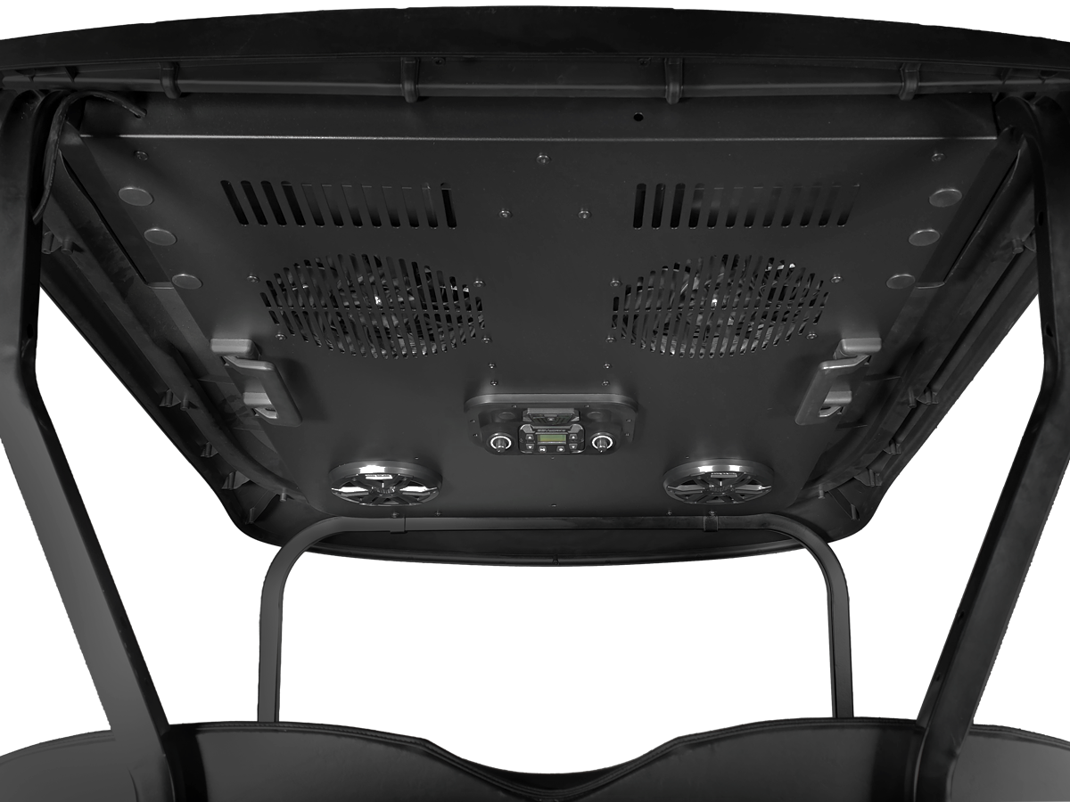 EZGO 2 Seat Modular Roof - Cooling Headliner with Audio 3