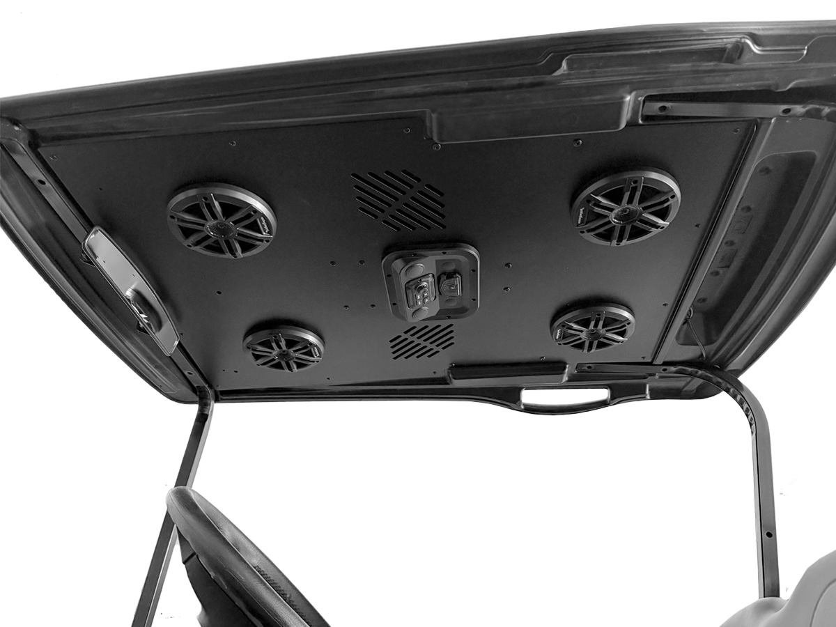 EZGO 2 Seat RXV Suntop Roof - Extended Audio Headliner 3