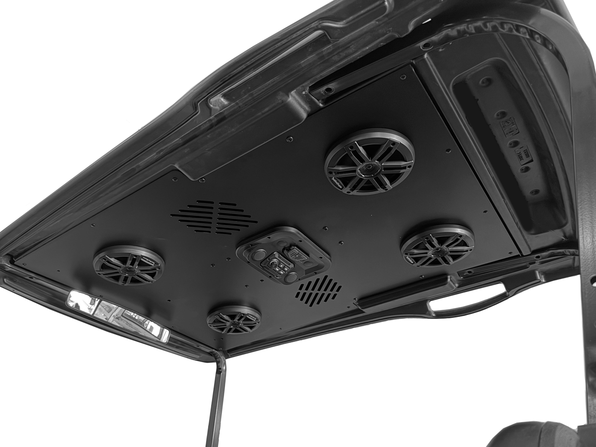 EZGO 2 Seat RXV Suntop Roof - Extended Audio Headliner 5