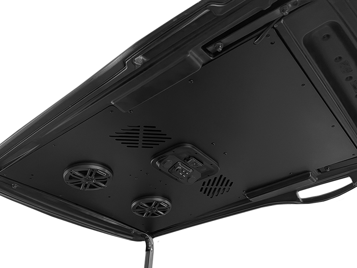 EZGO 2 Seat RXV Suntop Roof - Extended Audio Headliner 2 Speakers 3